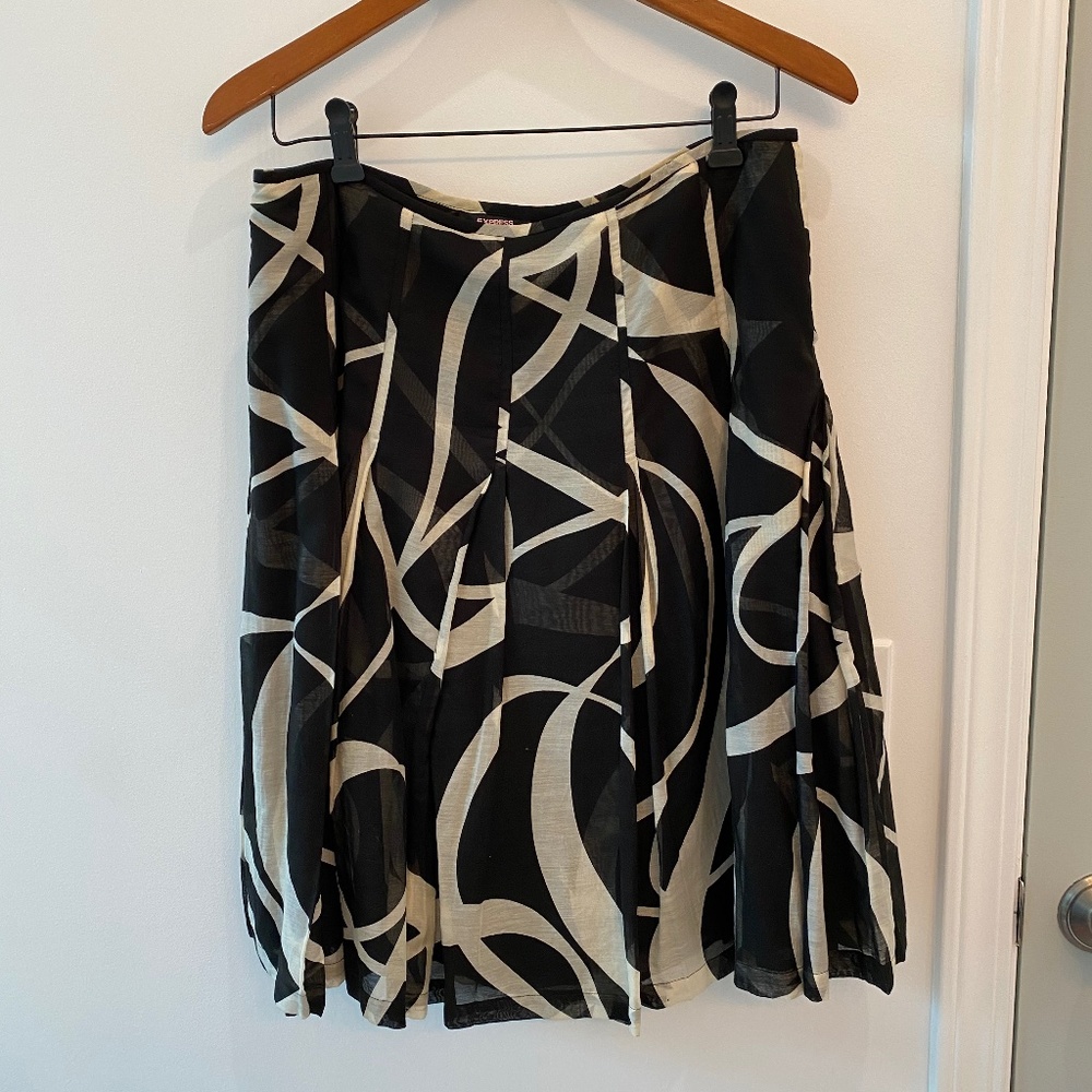 Black and White Skirt
